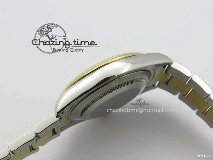 MiroTime 0404 DateJust II 116333 SS YG 41mm EW Best Edition White Dial Roman Markers On SS Bracelet A Casual 3821